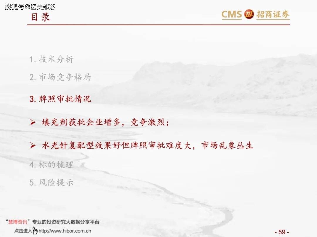 医美报告：《玻尿酸行业分析红宝书》