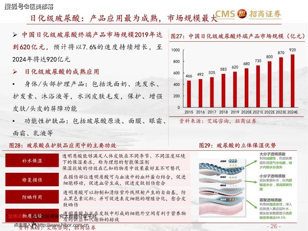 医美报告：《玻尿酸行业分析红宝书》