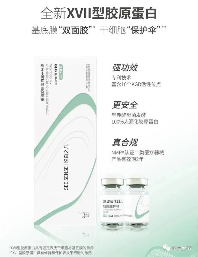 创健医疗：旗下"悦十七"重组胶原，开创"立体抗衰"新未来
