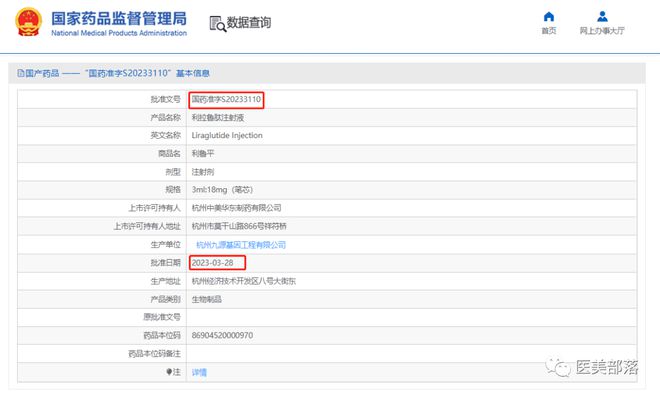 华东医药：旗下「双重激动剂」HDM1005注射液「肥胖和糖尿病」适应症获批临床