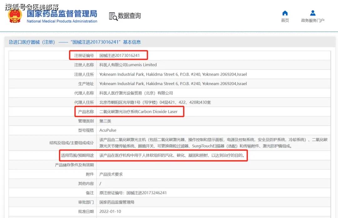 科医人 | 旗下「强脉冲光与激光」治疗设备正式获批