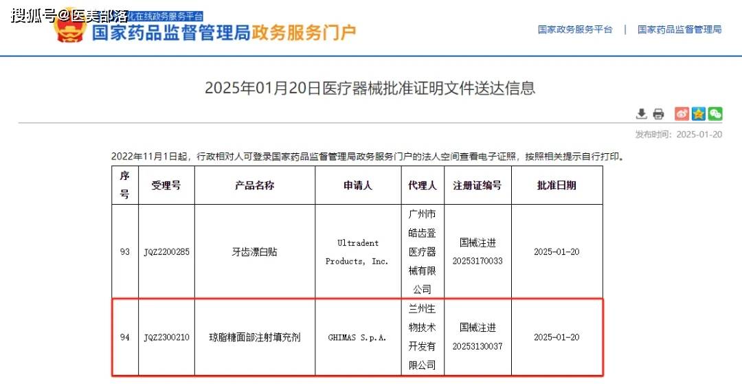 兰州生物 | 国内首个「琼脂糖」面部填充剂「AlgenessVL」正式获批